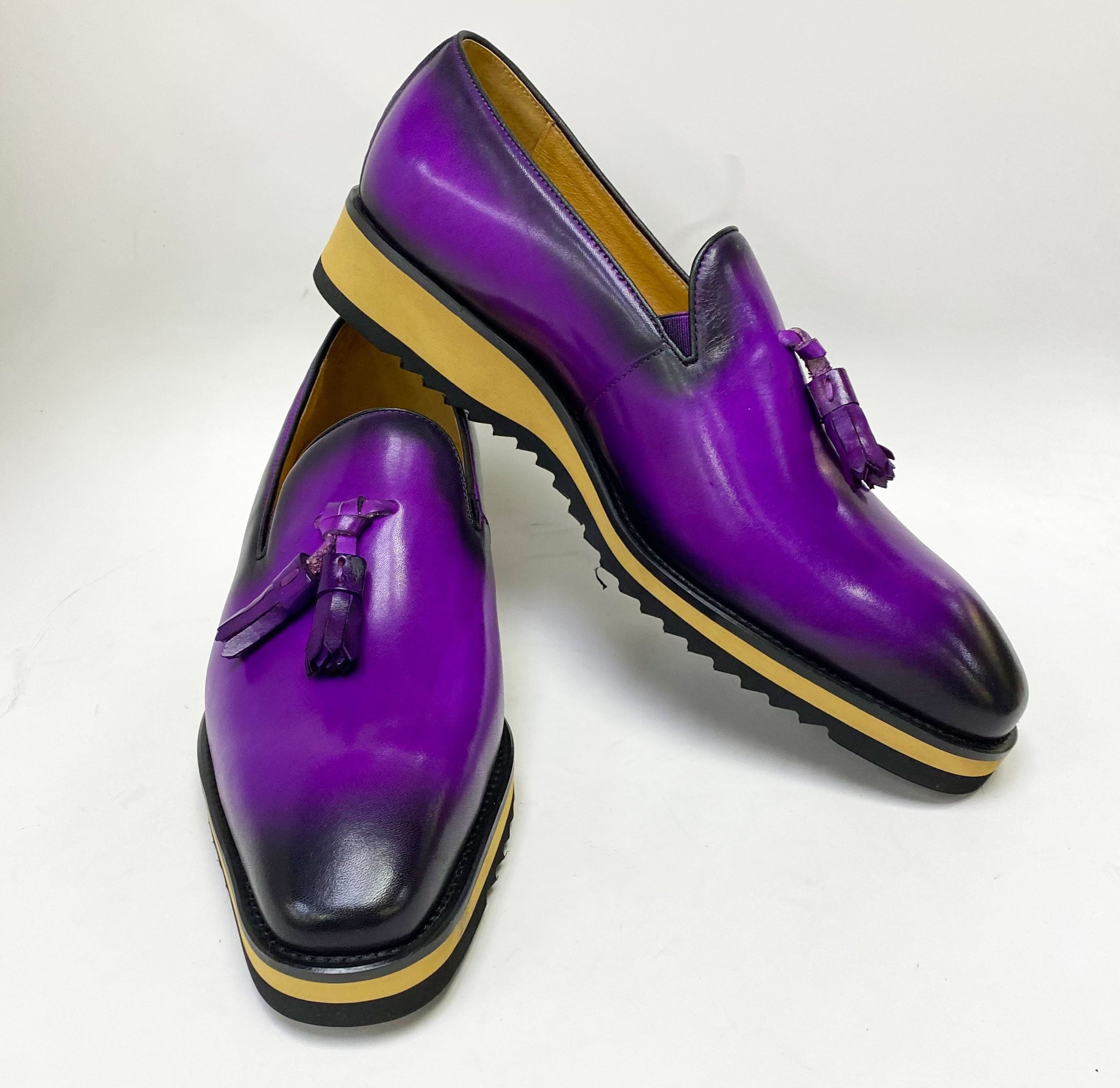Maurice Calfskin Loafer - Purple