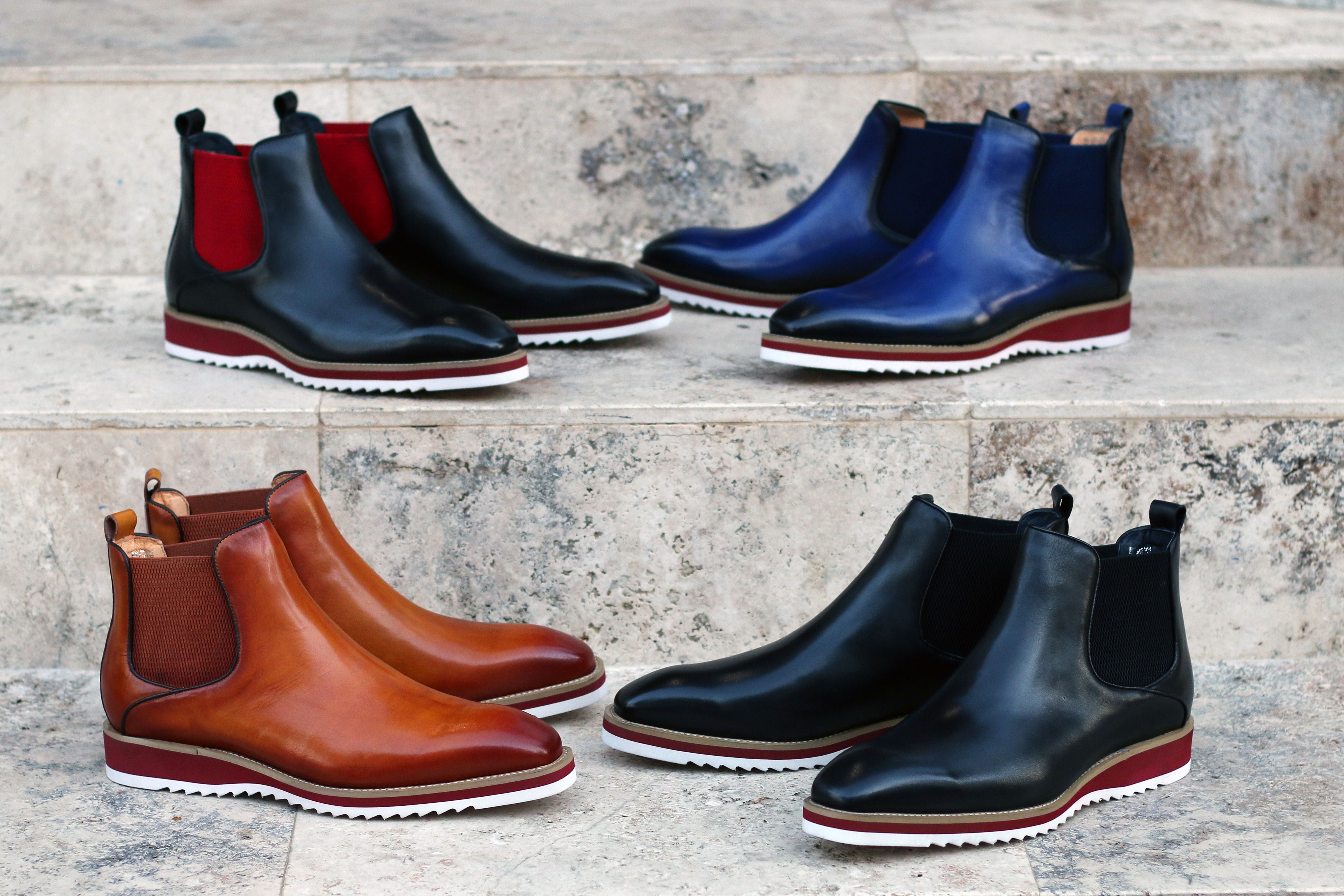Carrucci Calfskin Boot - Black