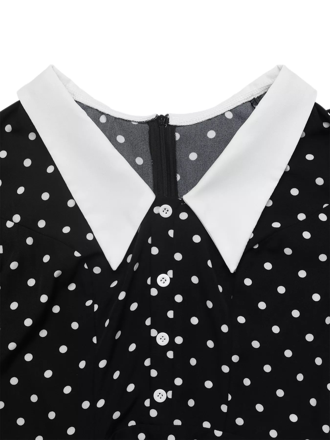 Polka Dot Peter Pan Collar Dress