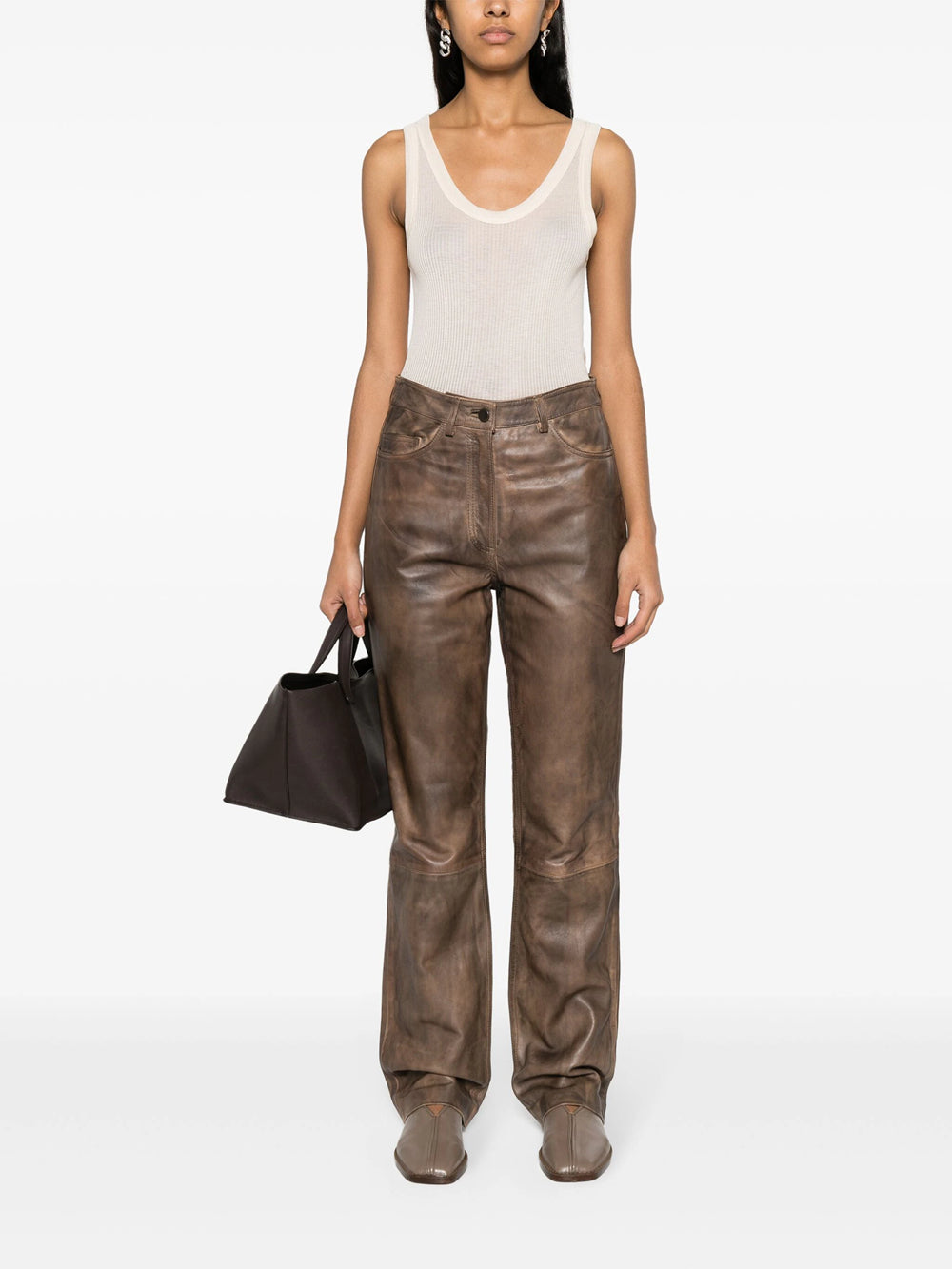Lemaire Women Ribbed Tank Top