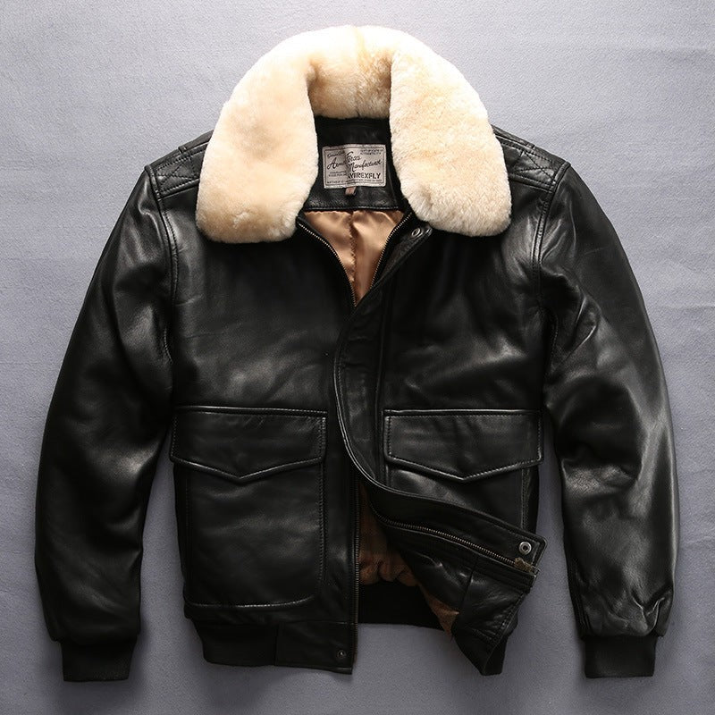 Heritage Aviator Sheepskin Flight Jacket