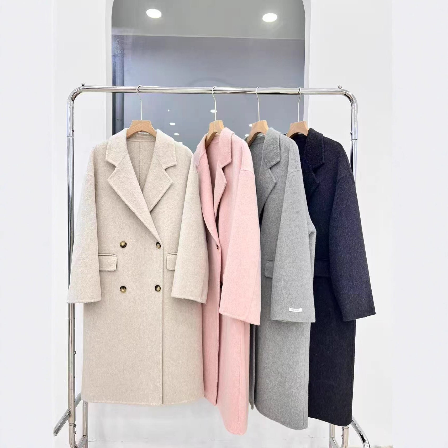 Double-faced Wool Coat Long Style Extended Length