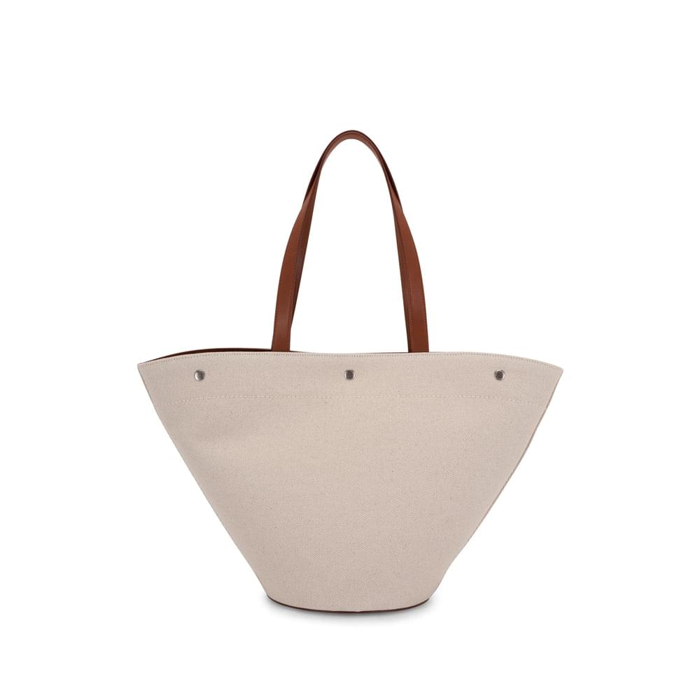 Saint Laurent Neutrals Tote Bags Women
