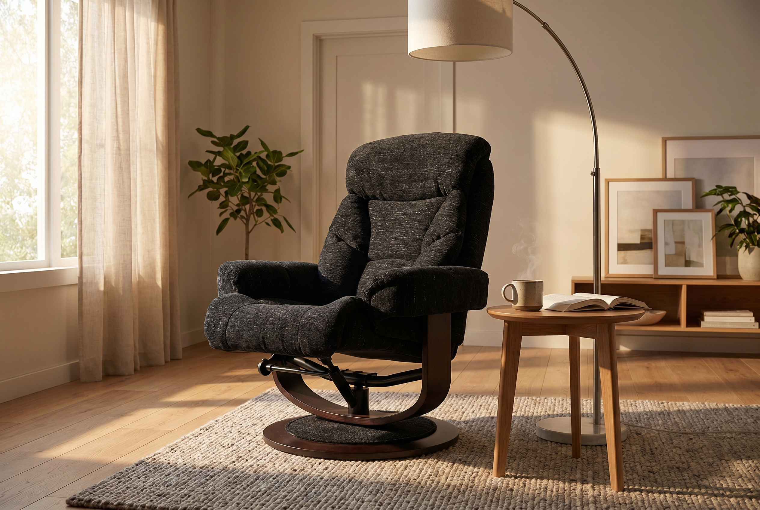 Oslo Euro Recliner w/ Ottoman