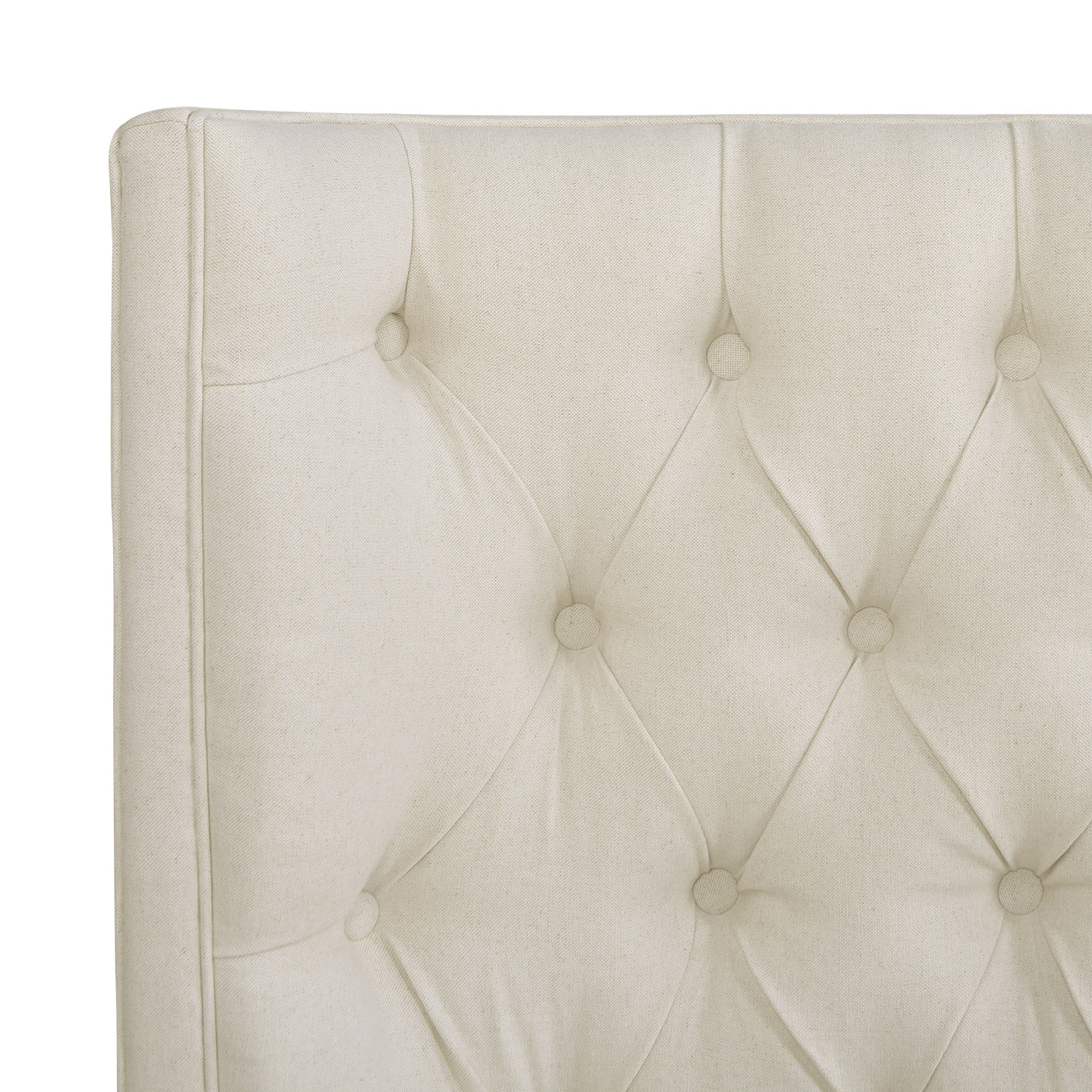 Brooklyn King Tufted Panel Bed Headboard and Footboard Set