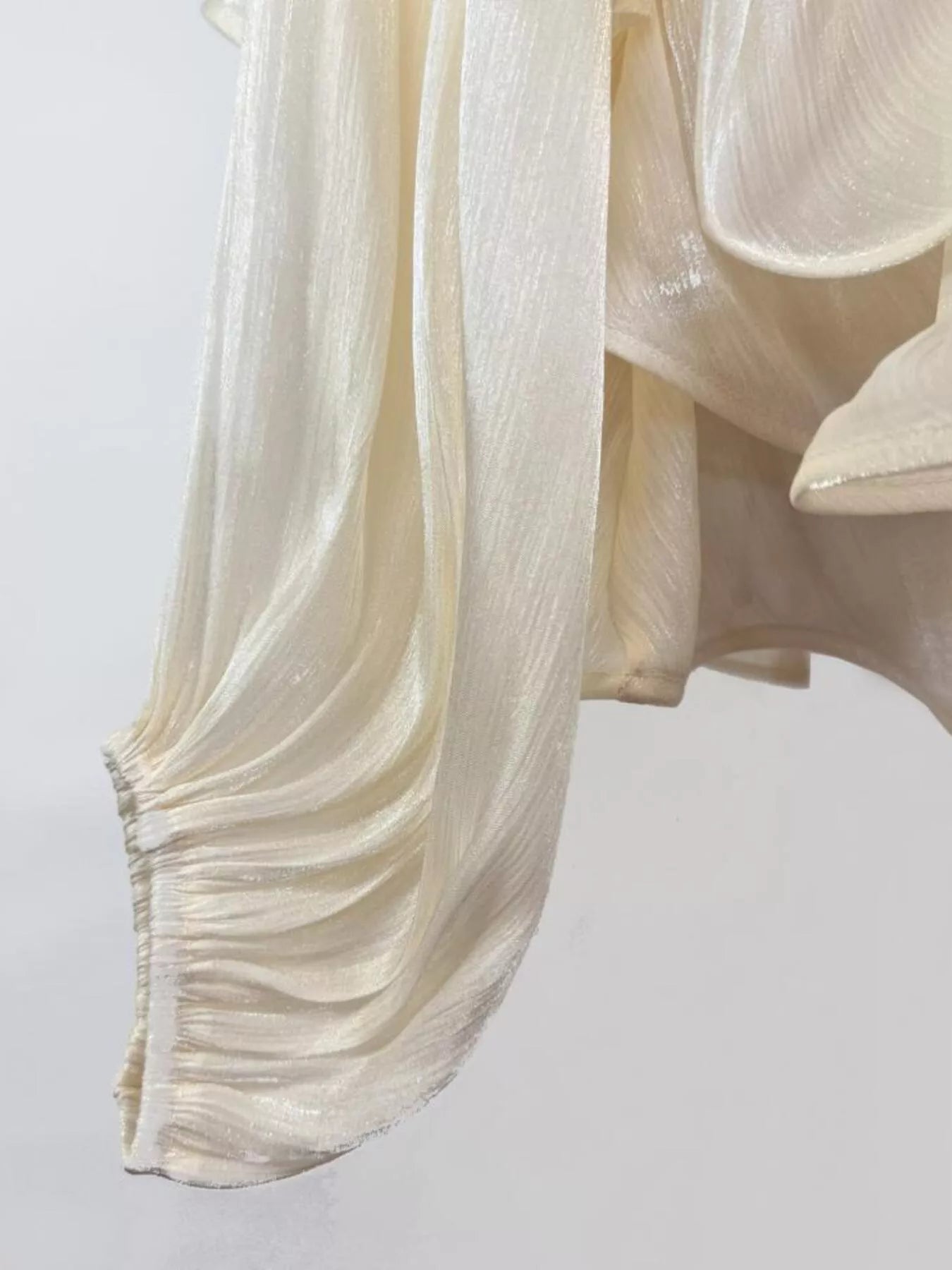 Ruffled Long Sleeve Mini Dress