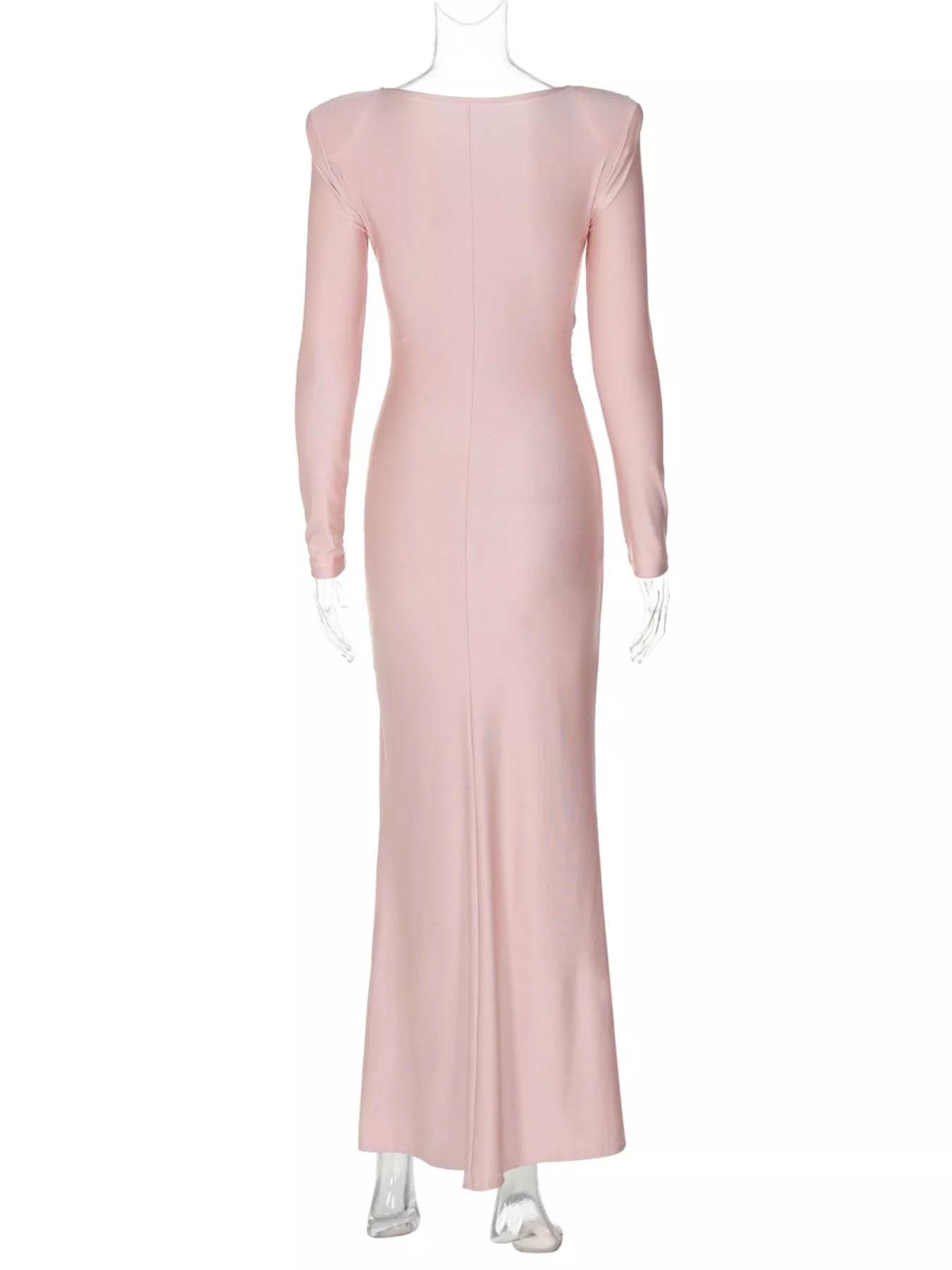 Twisted Long Sleeve Maxi Dress