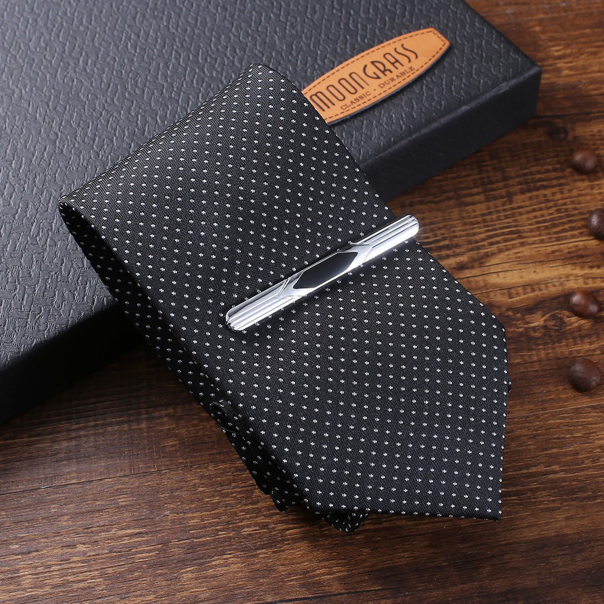 5pcs Set Boutique Gift Belt Wallet Tie Large Dial Quartz Watch Cufflinks - Overture Gifts