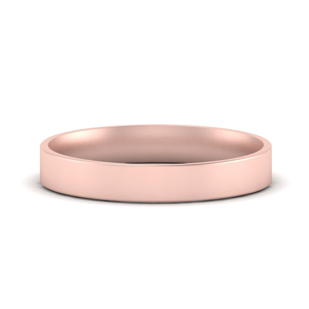 Light Weight Flat Mens Wedding Band