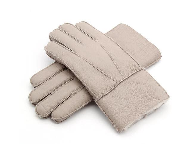 Gentleman's Genuine Sheepskin Shearling Gloves