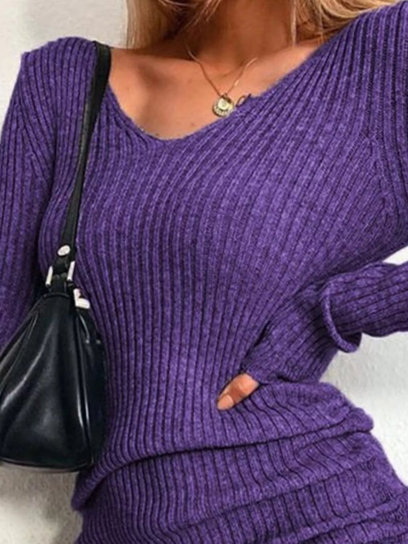 Full Size Ribbed Knit Drawstring Bodycon Sweater Dress Plus Size