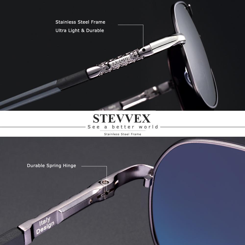 Retro Vintage Elegant Luxury Business High Quality Men Polarized Aviation Pilot Retro Classic Sunglasses With UV400 Protection