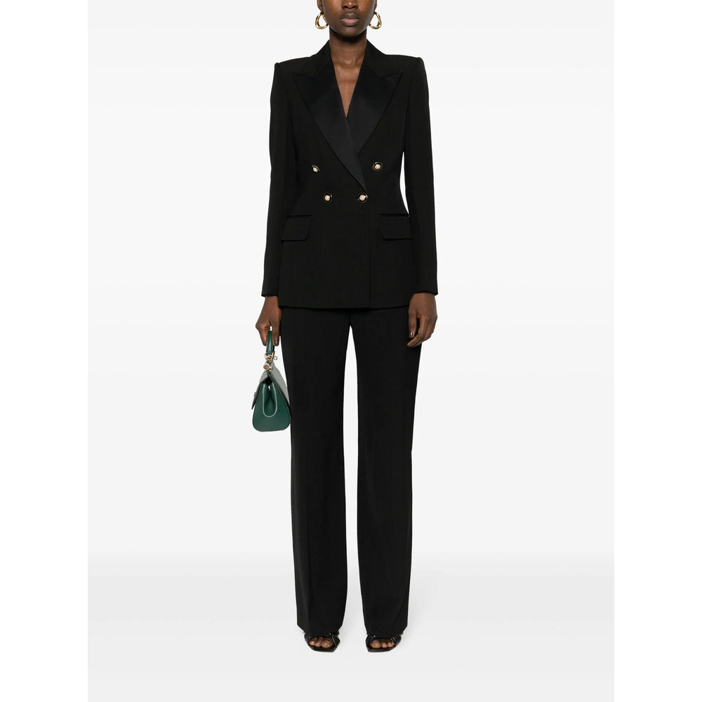 Casablanca Black Trousers - Straight Trousers Women