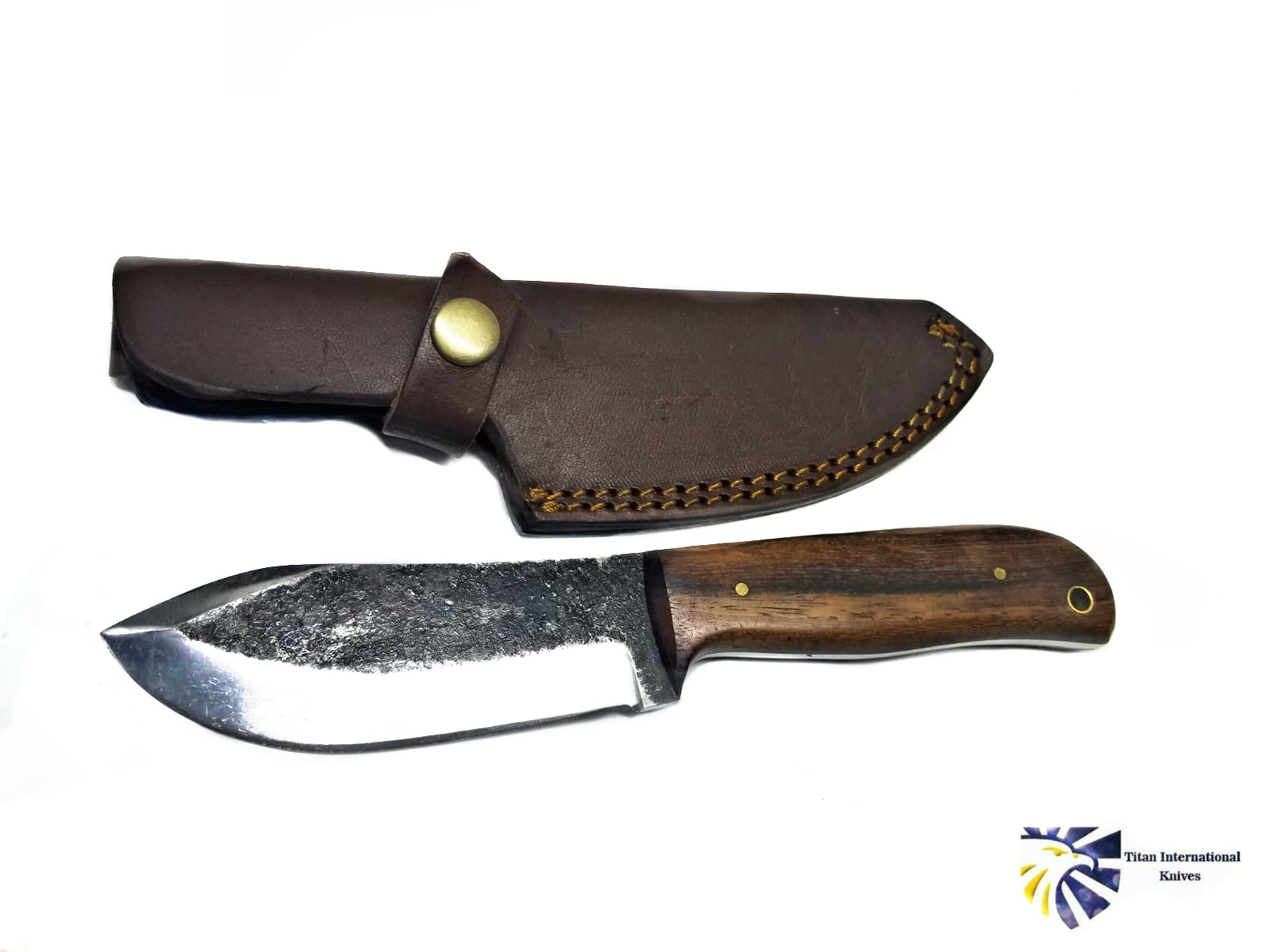 Hand Forged CUSTOM CARBON FORGED BLADE " Puma Skinner" BY TITAN TC-016