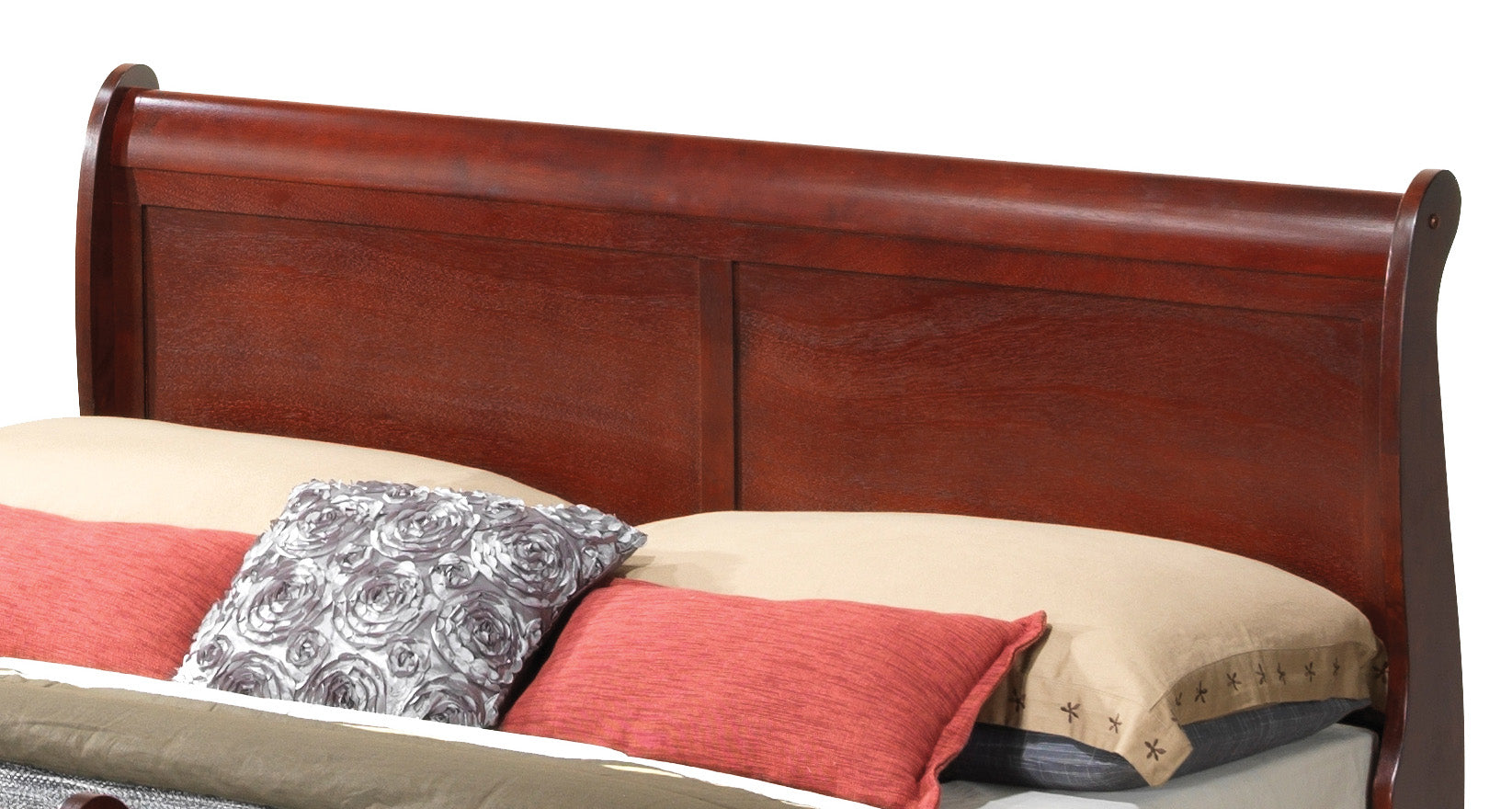 Charming Cherry Traditional Full Bed For Comfort
