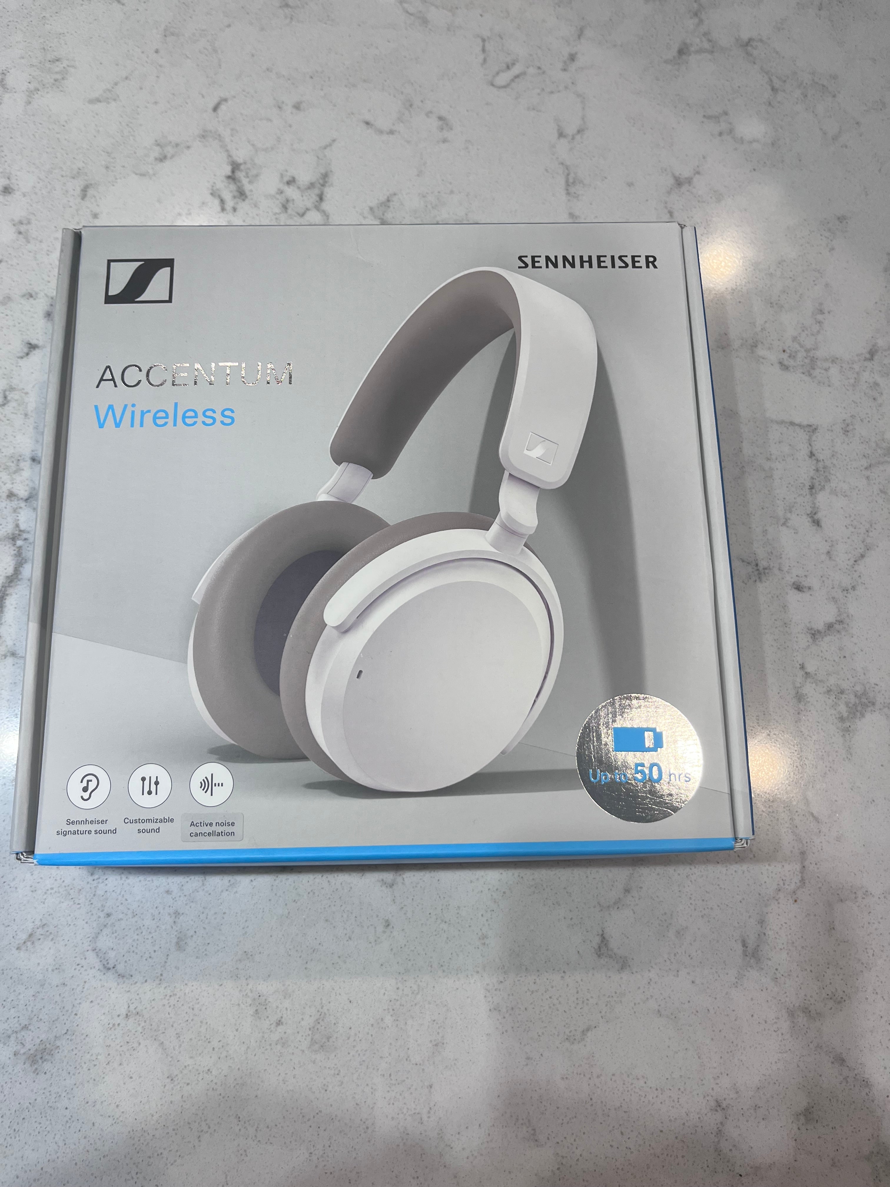 Sennheiser ACCENTUM Wireless Bluetooth Headphones - 50-Hour