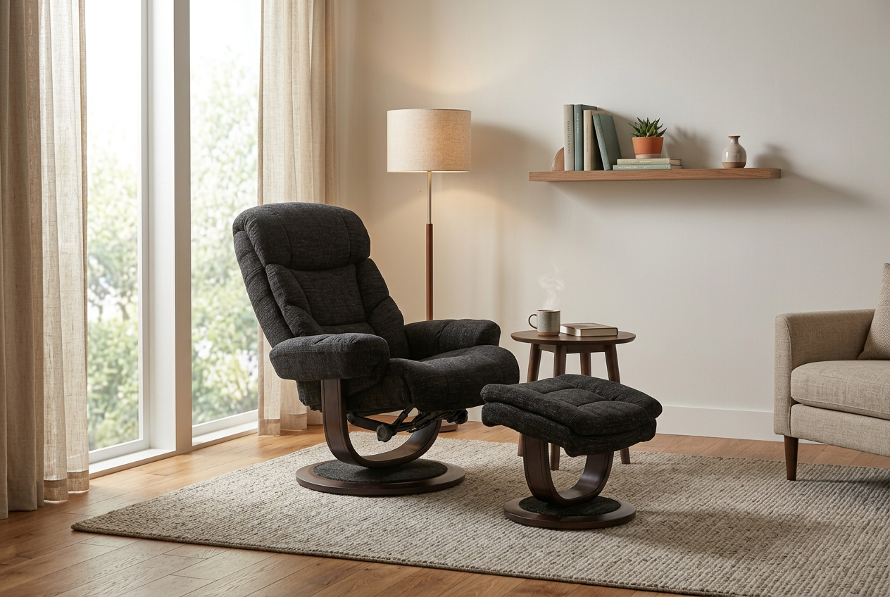Oslo Euro Recliner w/ Ottoman