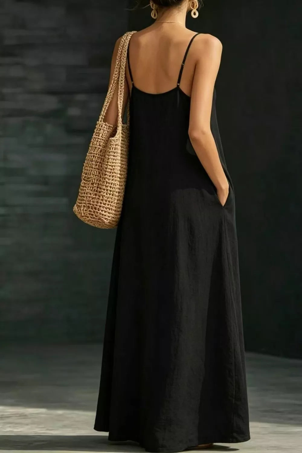 Sleeveless Loose Fit Maxi Dress