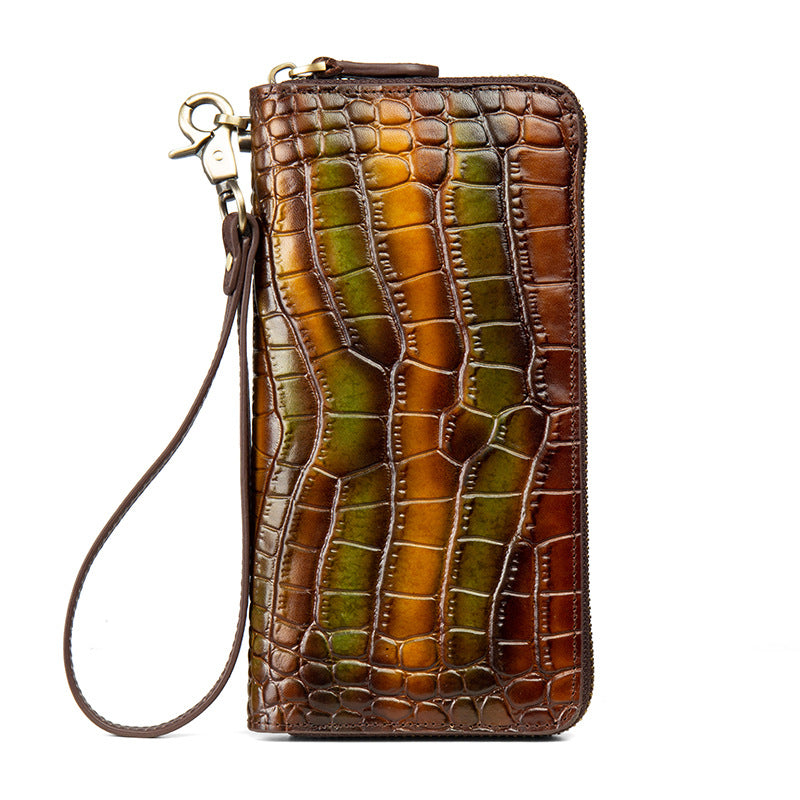 New Genuine Leather Large-capacity Long Wallet