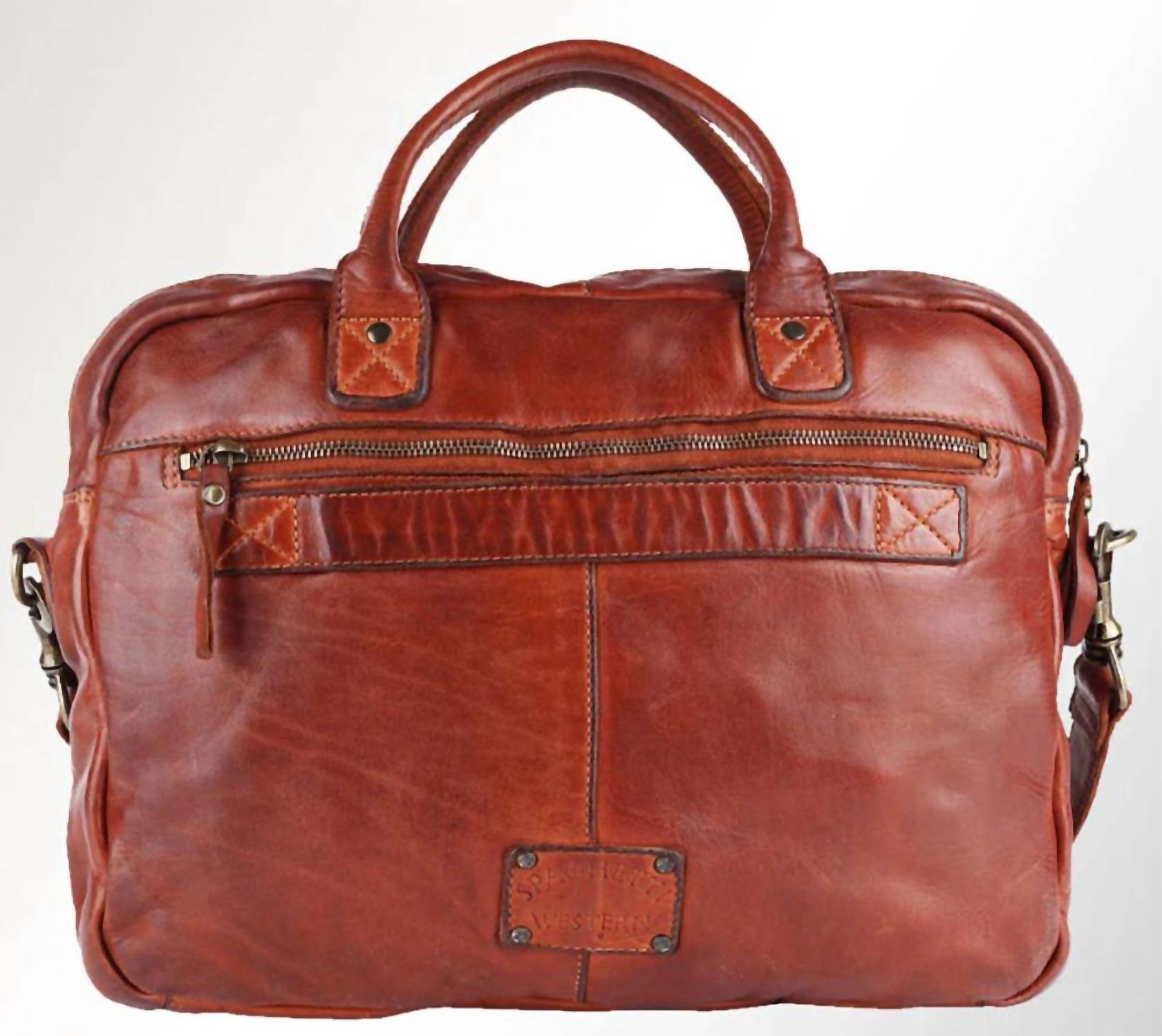 Briefcase Genuine Leather Western Bag