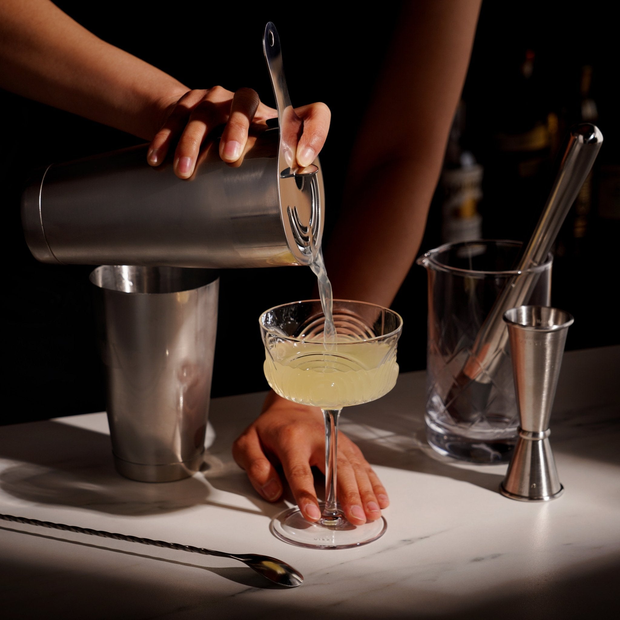 7-Piece Stainless Steel Barware Set - Overture Gifts