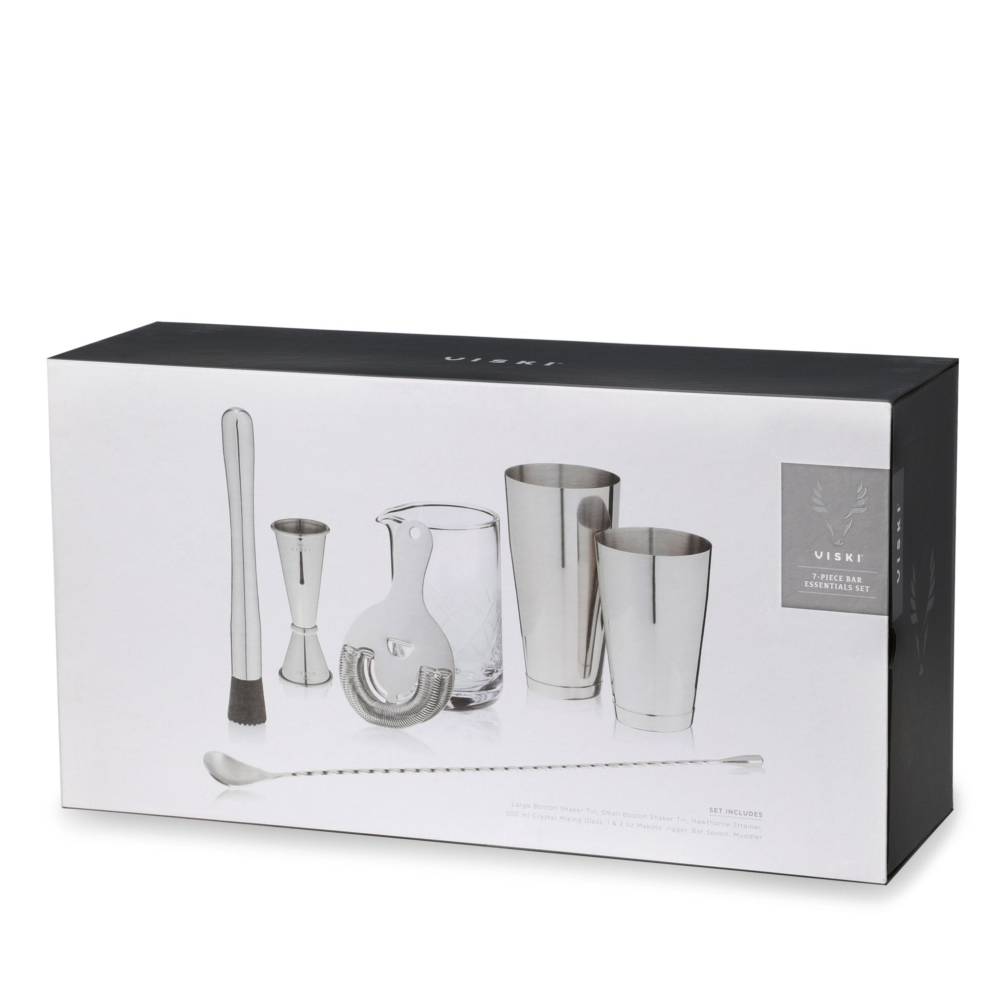 7-Piece Stainless Steel Barware Set - Overture Gifts
