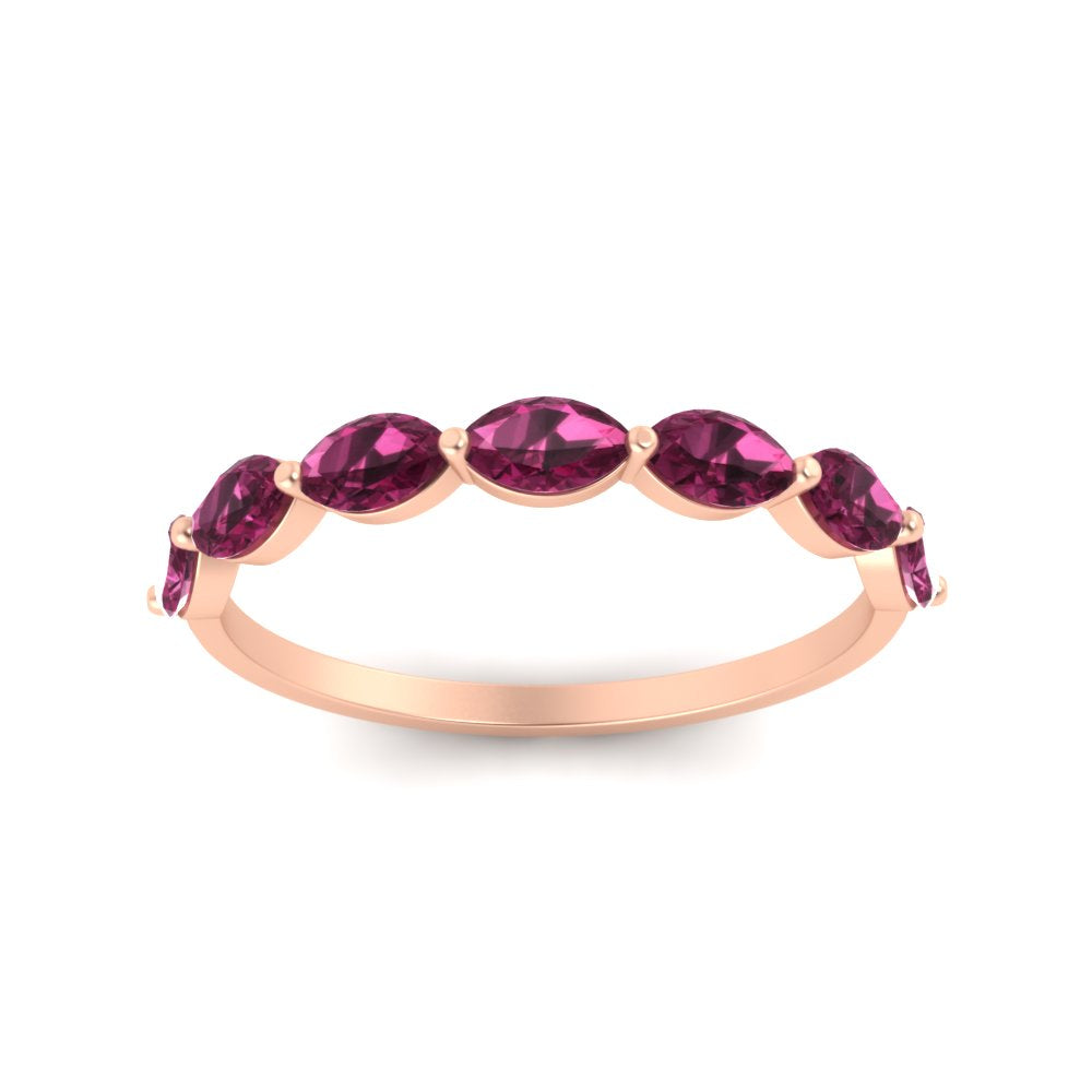 7 Stone Marquise East West 1 Carat Band