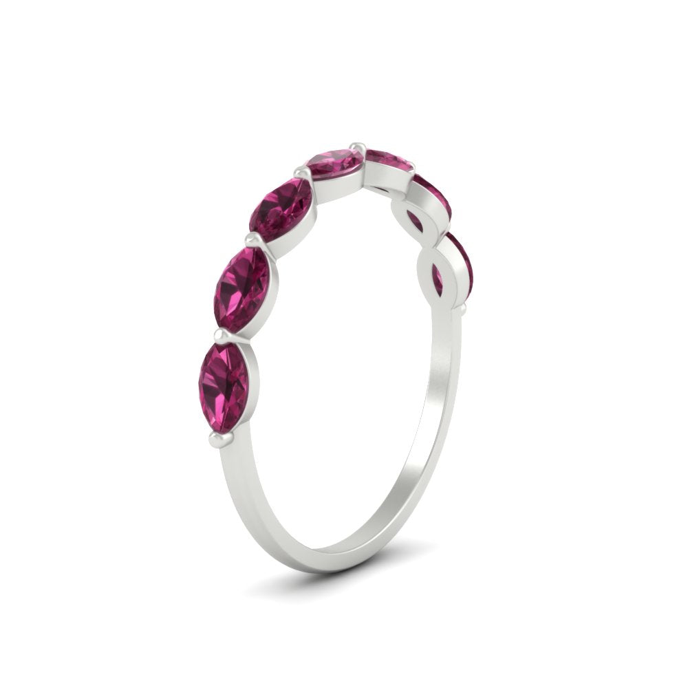 7 Stone Marquise East West 1 Carat Band