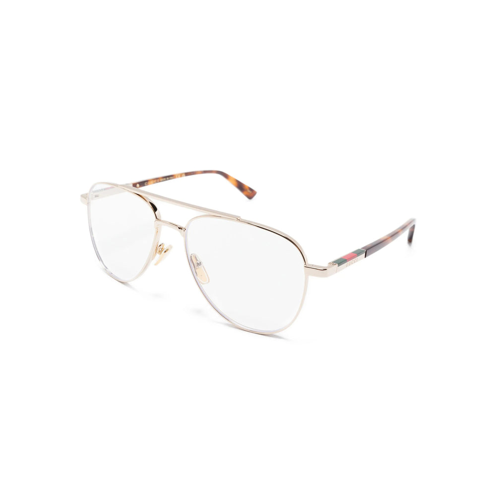 Gucci Gold Glasses & Frames Men