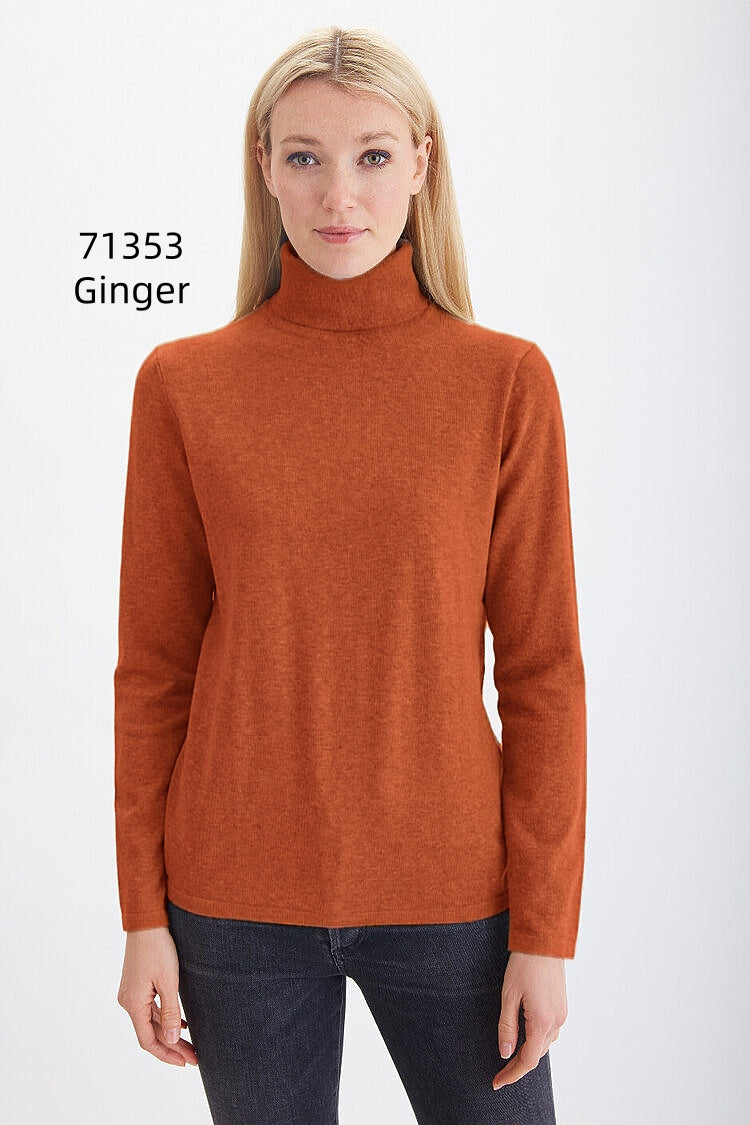 Pima Cotton Long Sleeve Turtleneck #71353A