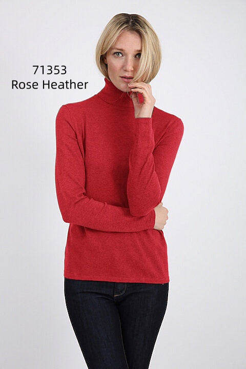 Pima Cotton Long Sleeve Turtleneck #71353A