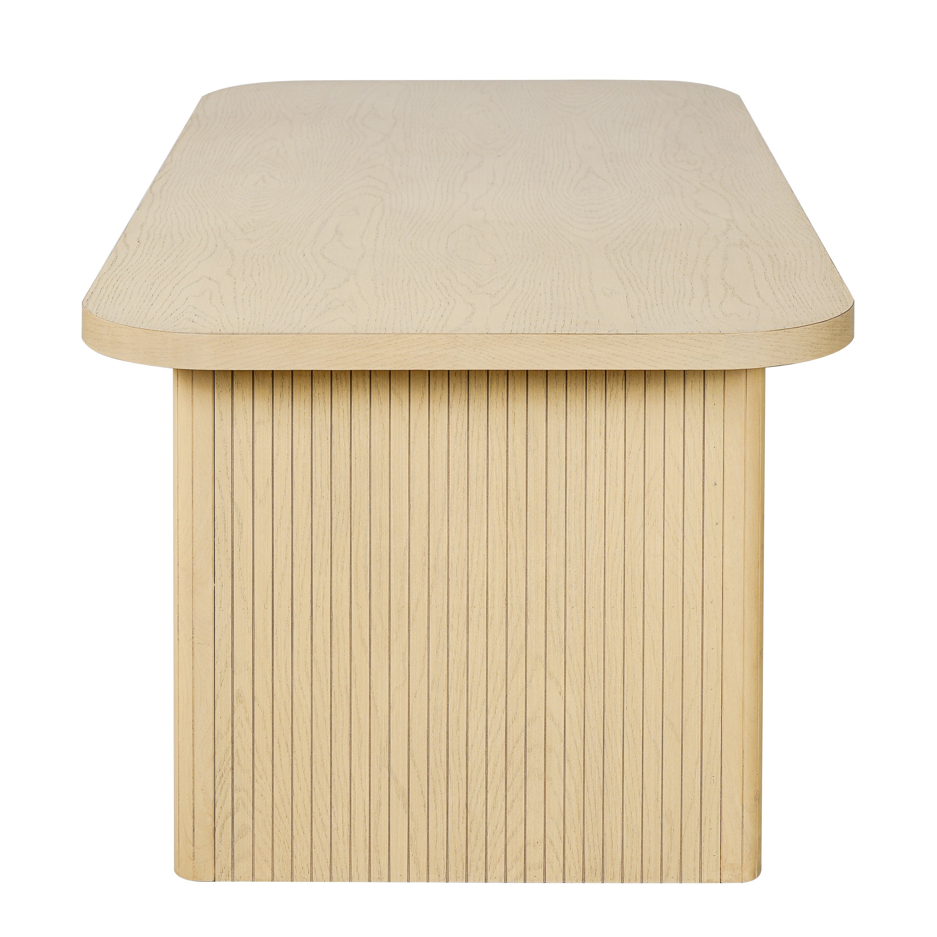 Natural Oak Veneer Dining Table