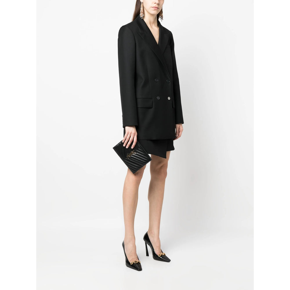 Saint Laurent Black Clutch Bags Women