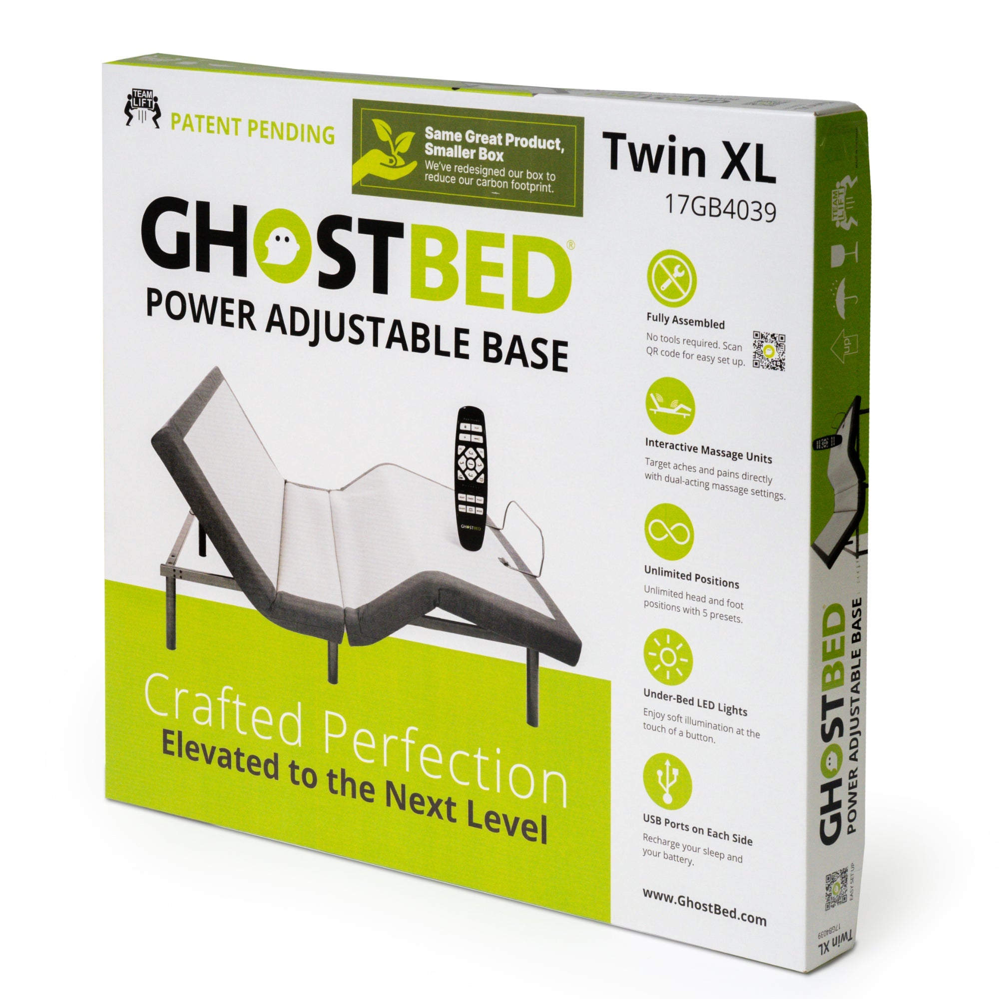 GhostBed Adjustable Base - Queen