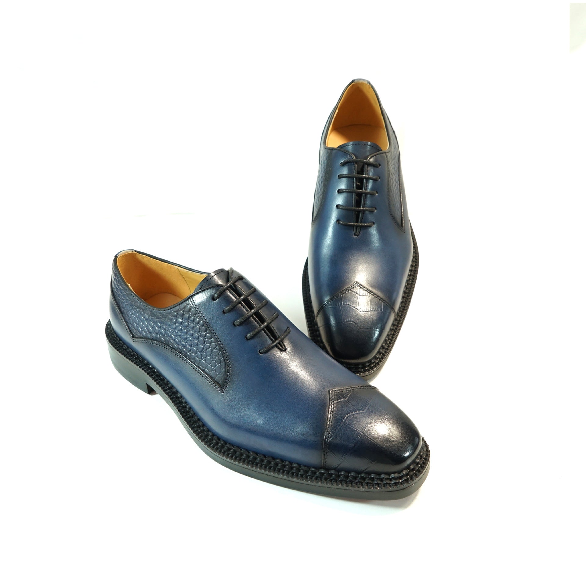 Low-top Handmade Oxford Shoes Cowhide Casual Trendy