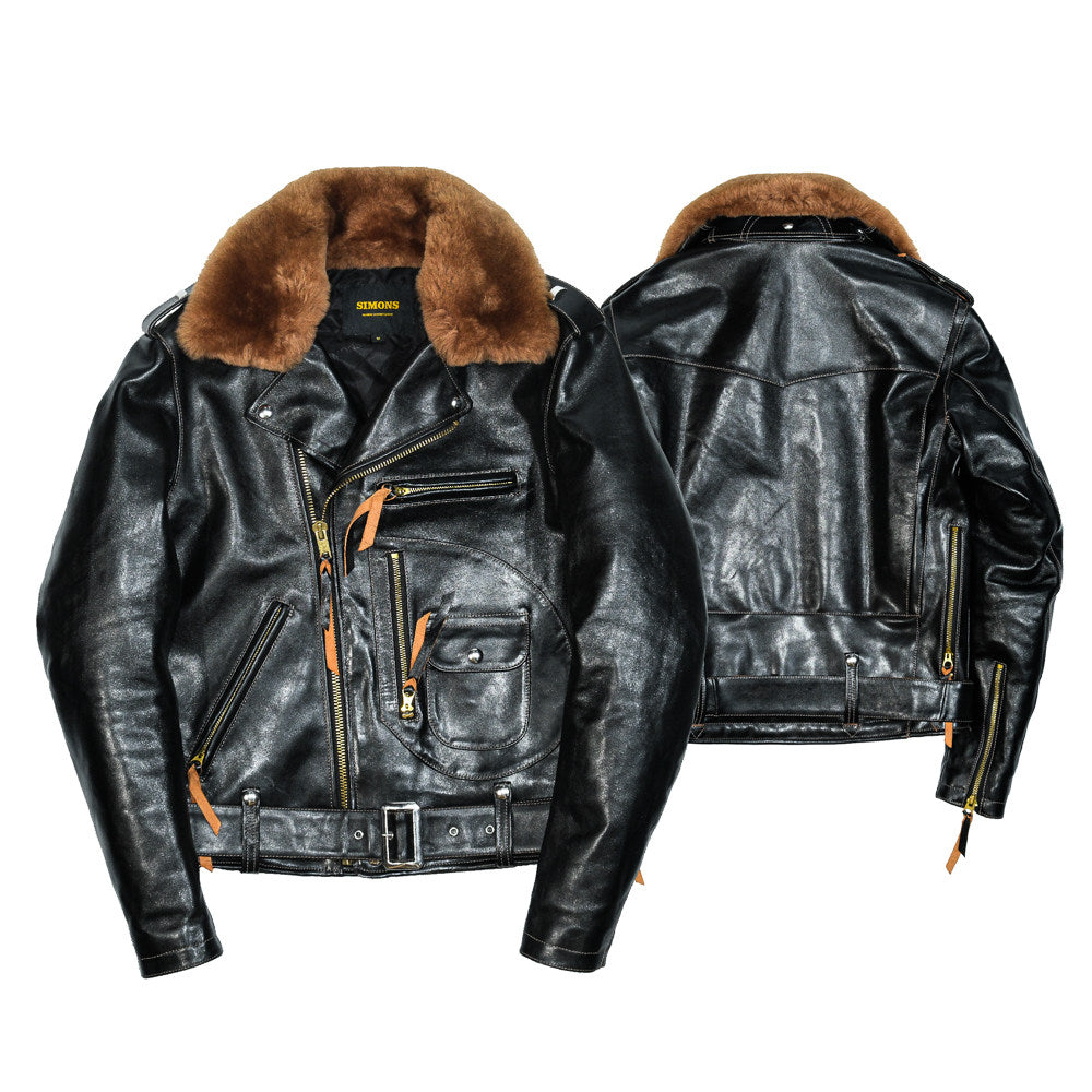 Maison Cavalier — The Horsehide Fur-Collar Jacket