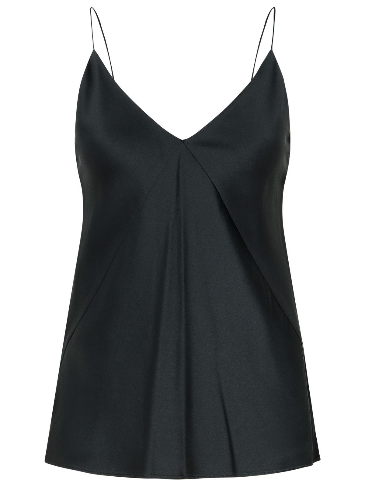 Max Mara 'Metello' Black Silk Top Women