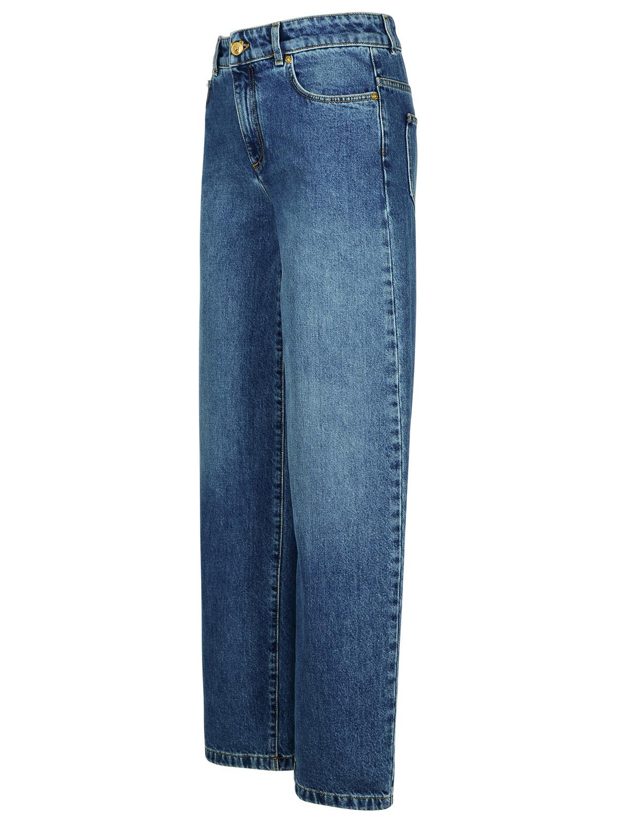Moschino Blue Cotton Jeans Women