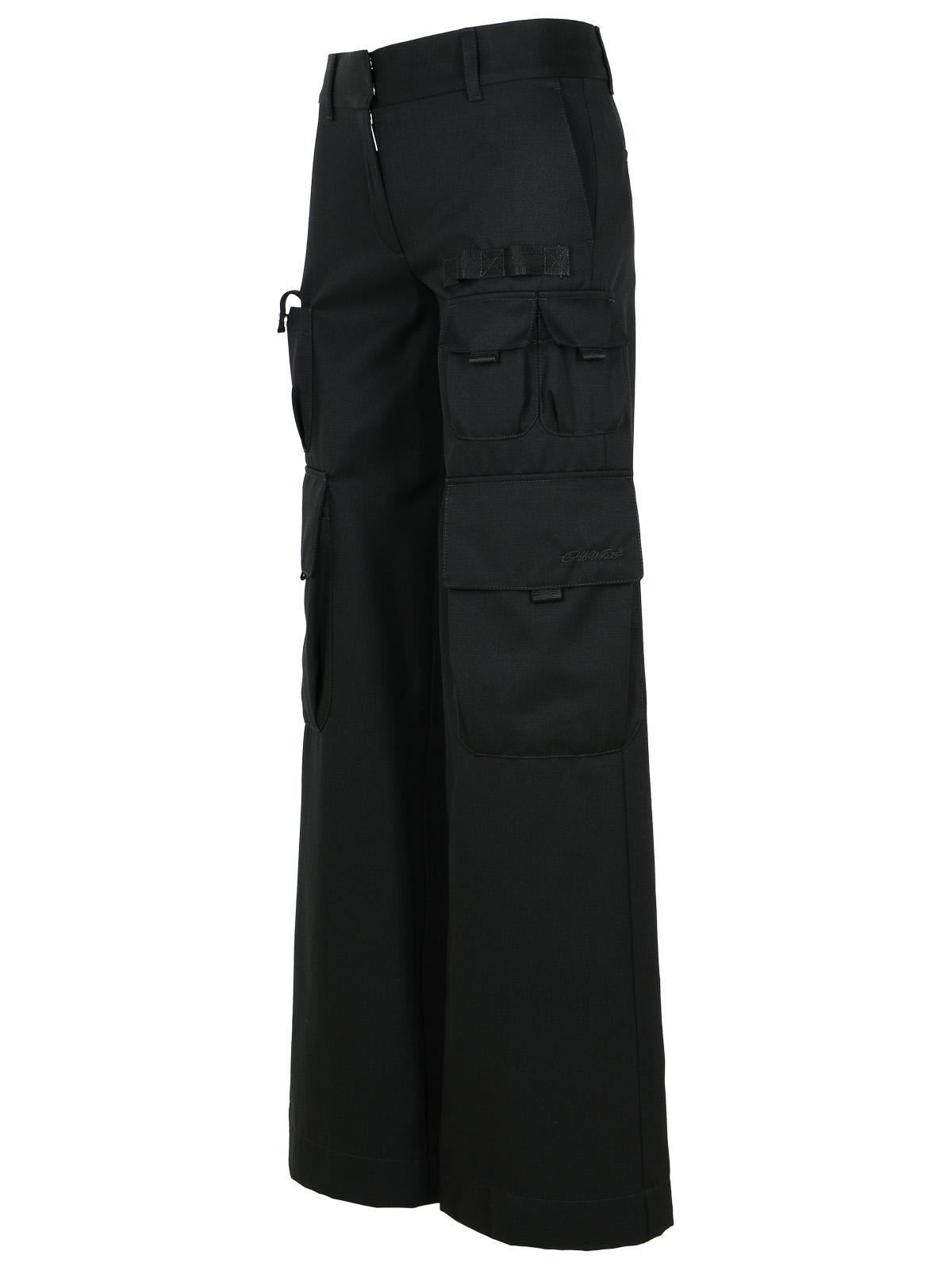 Off-White 'Toy Box' Black Virgin Wool Pants Women