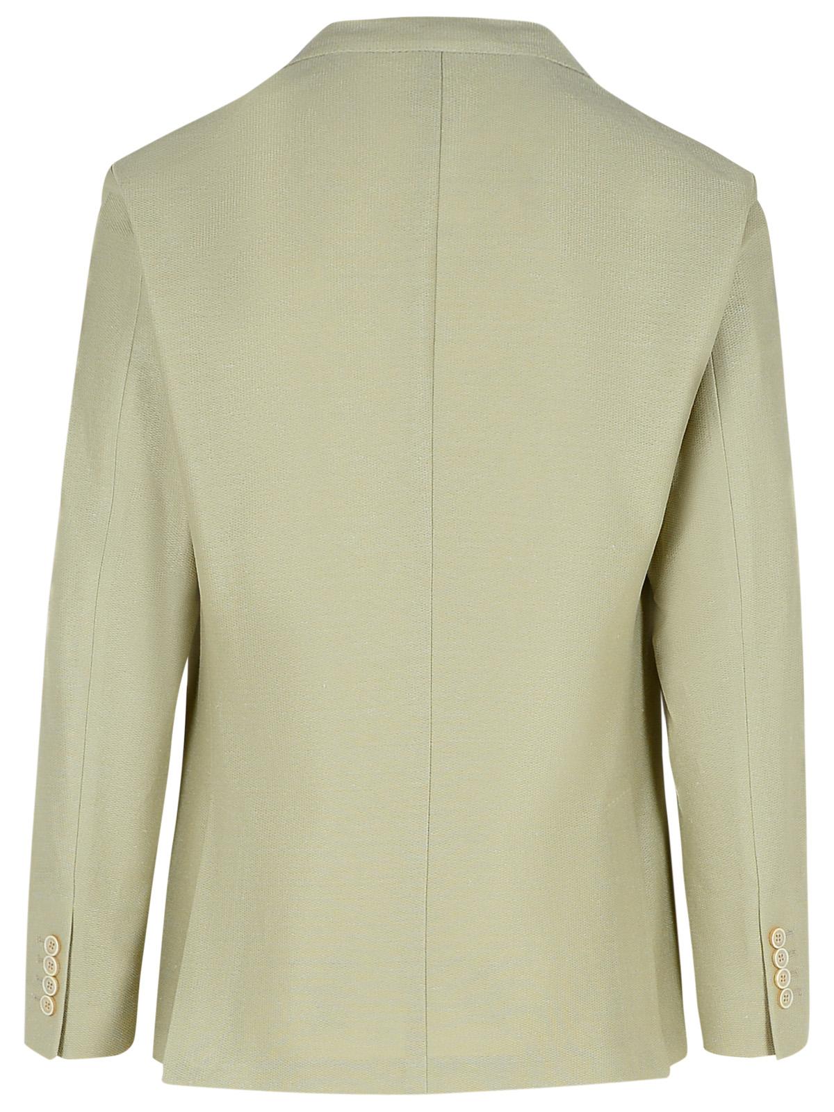 Eleventy Cream Cotton Blend Blazer Men