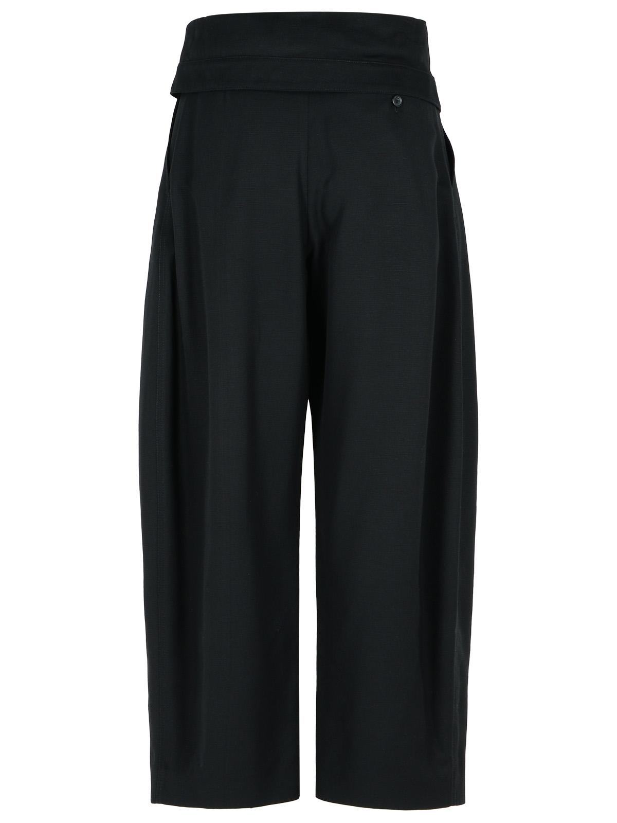 Jw Anderson Black Viscose Trousers Women