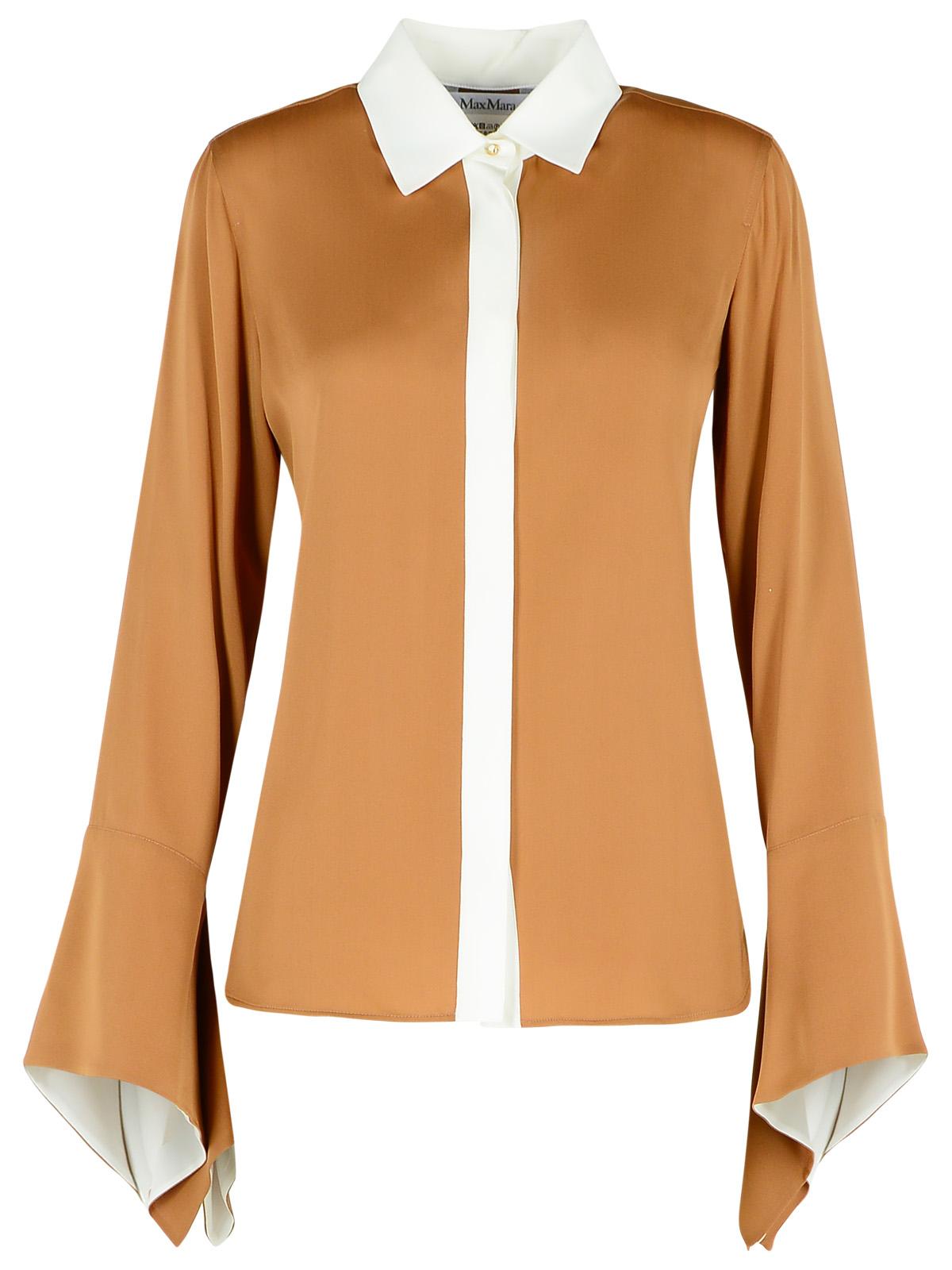 Max Mara 'Pio' Beige Silk Shirt Women
