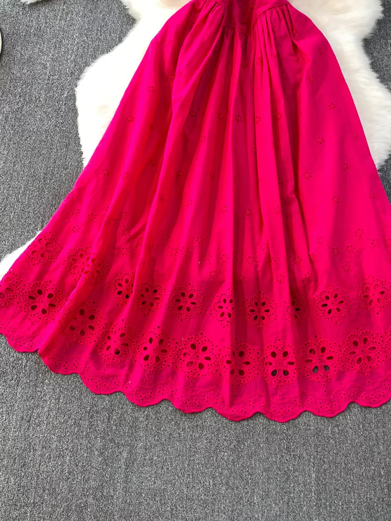 Lace Detail Sleeveless Dress