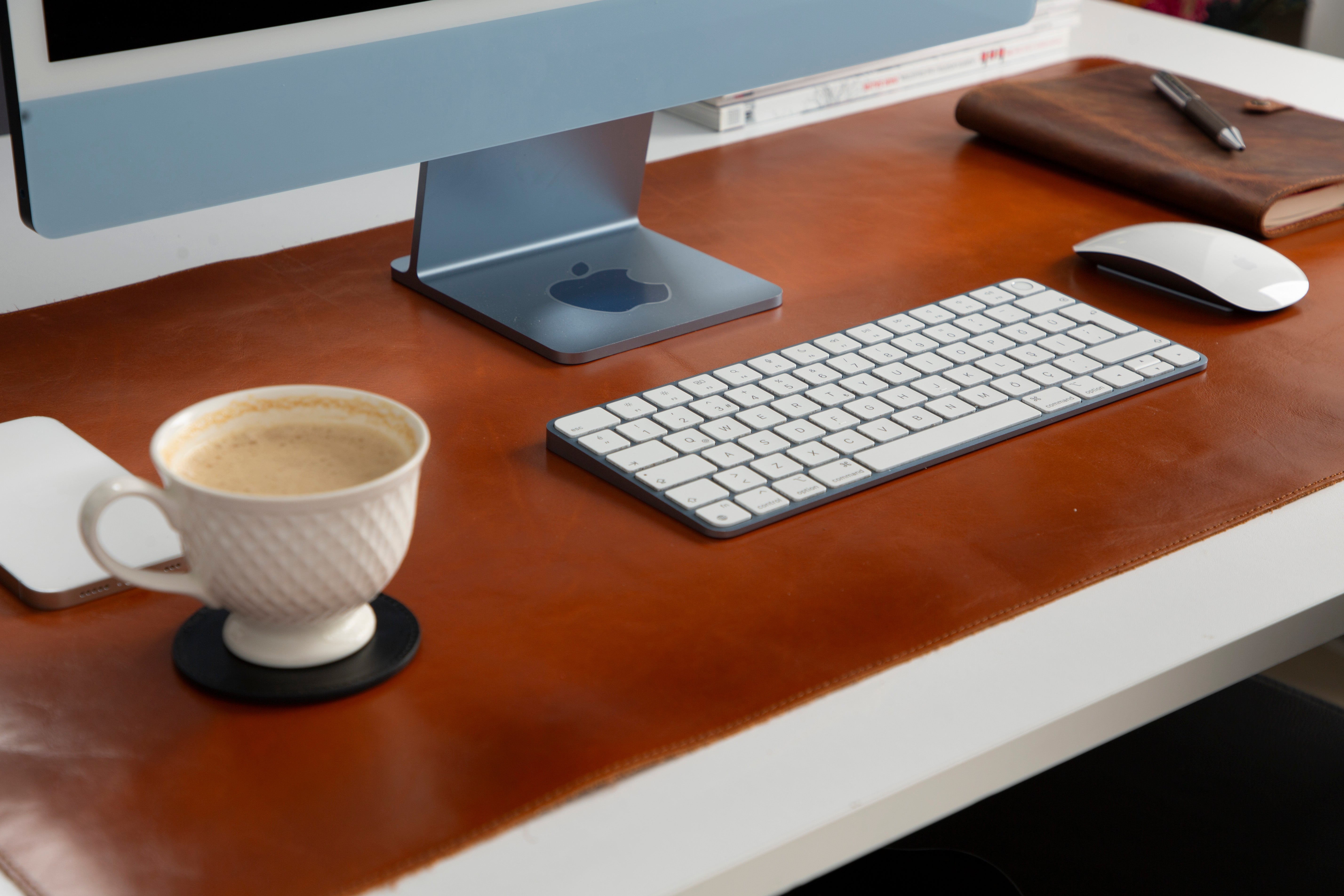 Natural Leather Desk Mat (91 cm x 48 cm)