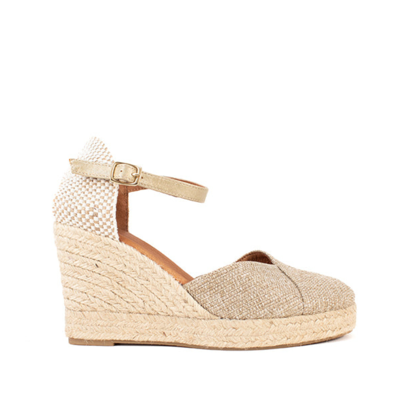 Jimena Weaved Taupe High