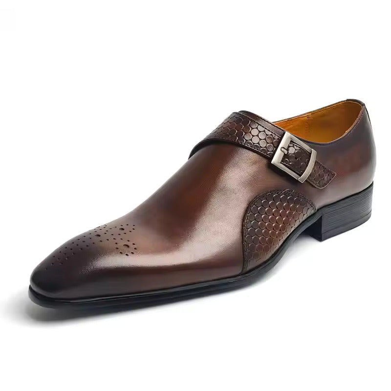 High-quality Mens Leather Shoes Casual Business Fashionable Office Footwear