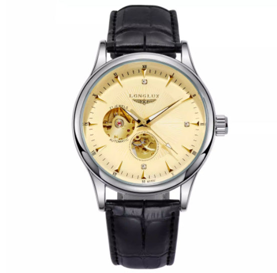 Genuine Leather Waterproof Watch With A Fully Automatic Mechanical Movement