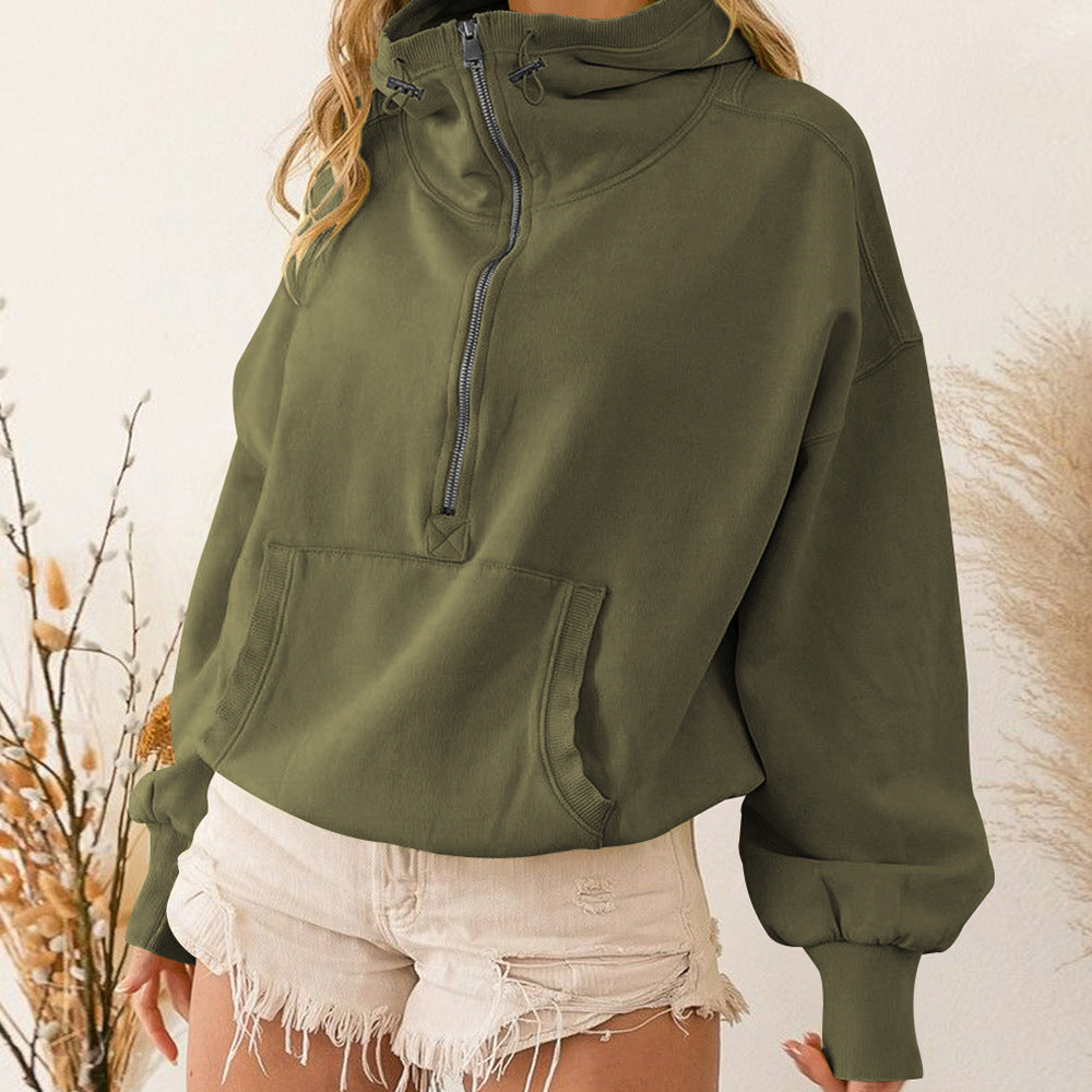 🧘♀️ Women's Zip-Up Fitness Hoodie