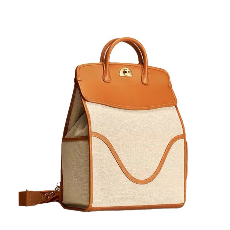 Women's Casual Backpack – Synthetic Leather Commuter & Travel Bag | Black & Brown