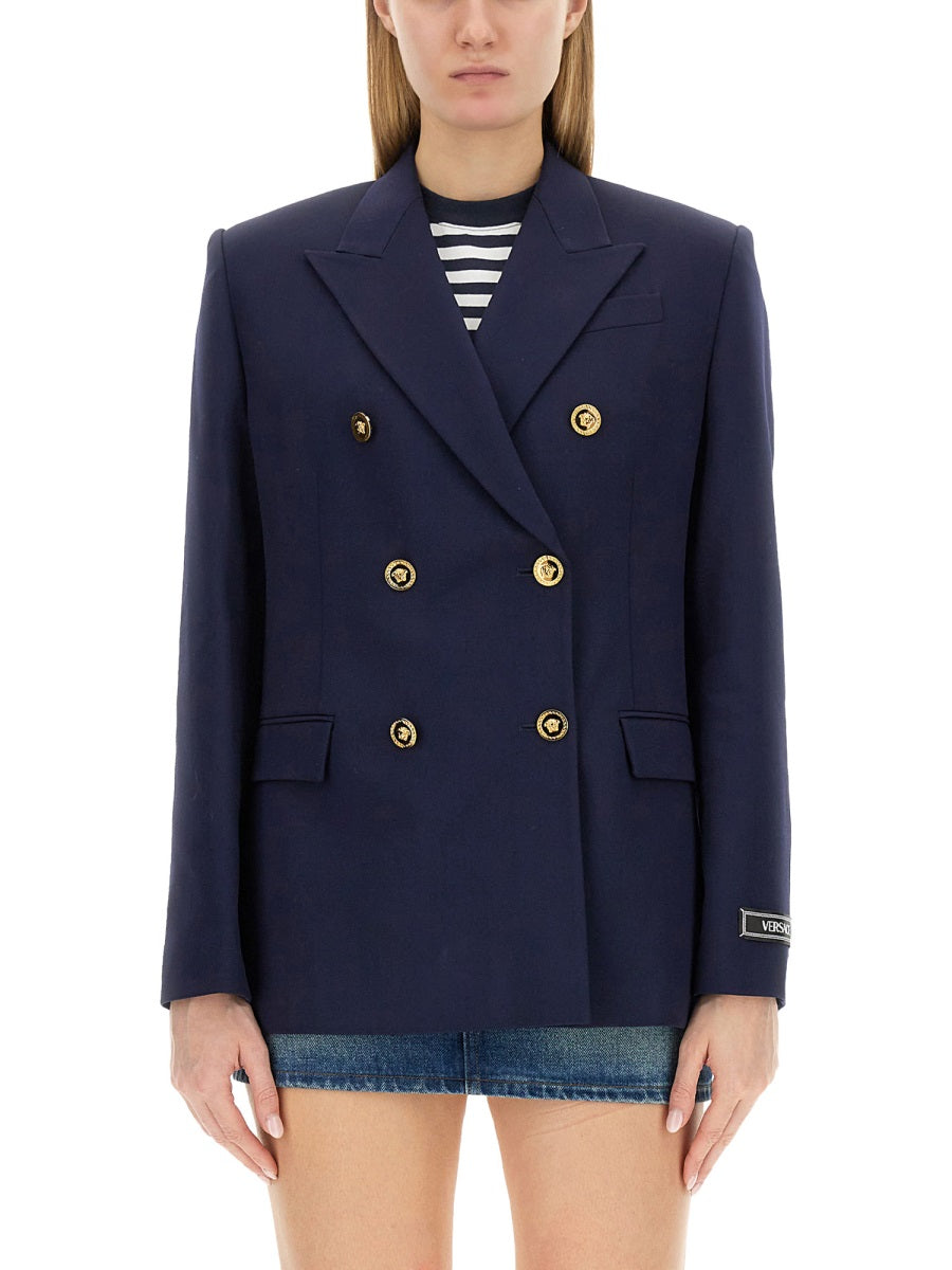 Versace Women Double-Breasted Blazer